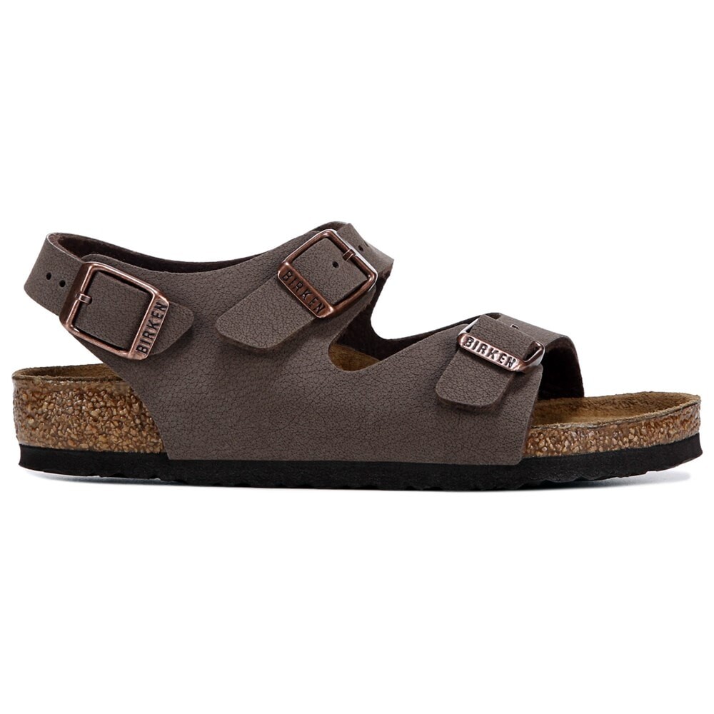 Детские сандалии со стелькой Roma для малышей/маленьких детей Birkenstock, цвет mocha — фото 2