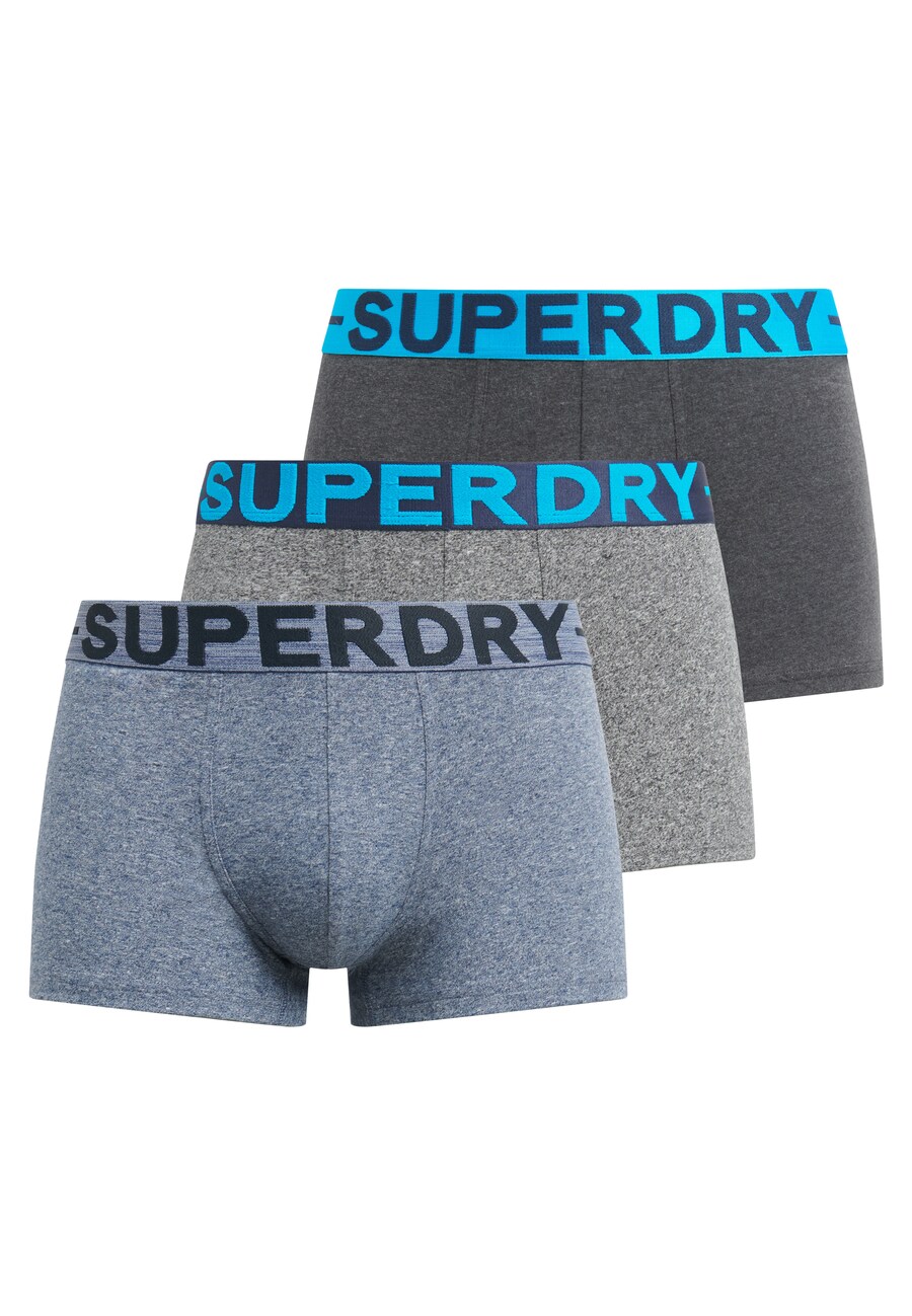 

Боксеры Superdry, цвет Graphite/Basalt grey/mottled grey