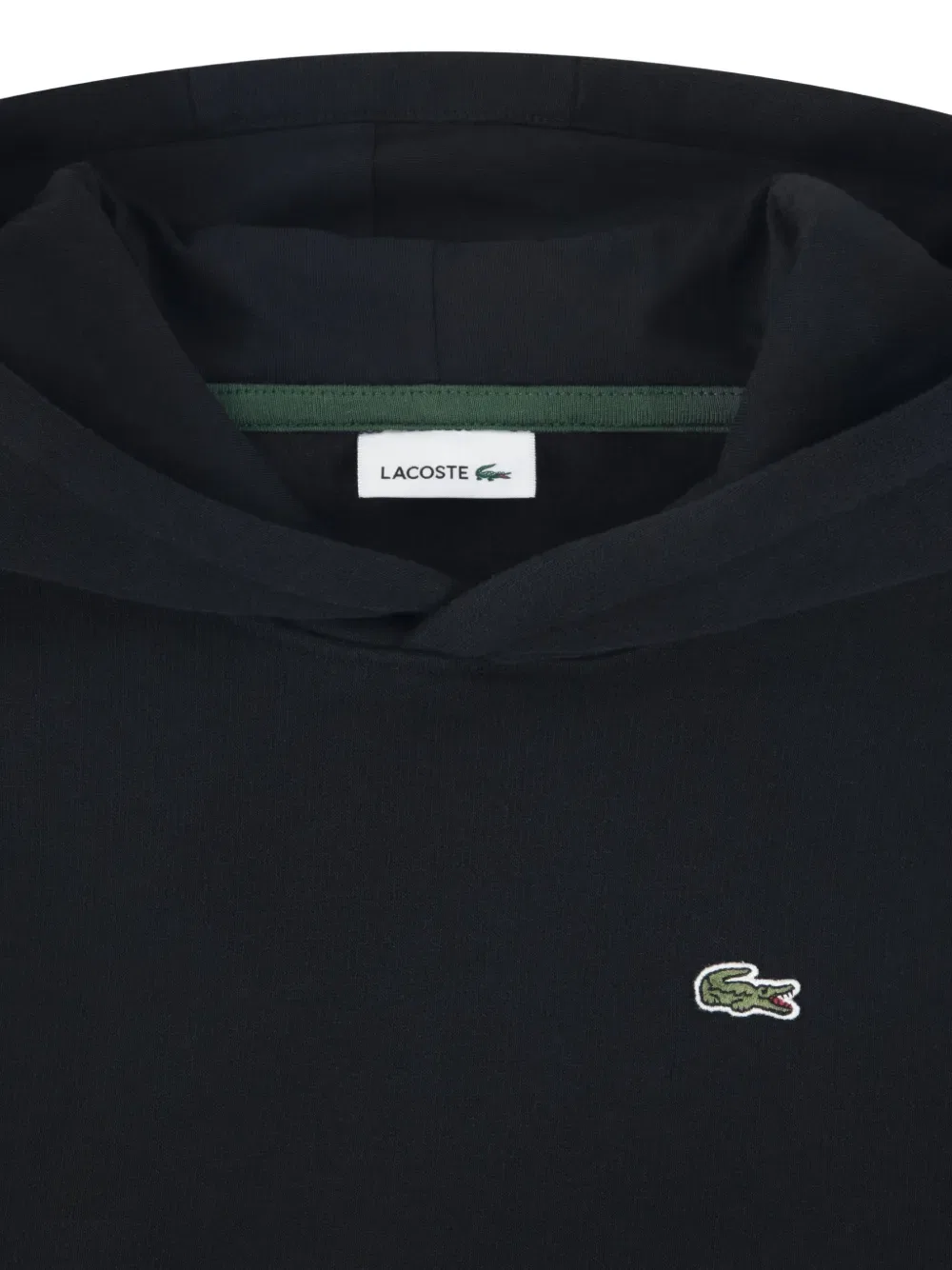 Толстовка с капюшоном и логотипом Lacoste Kids, черный — фото 3