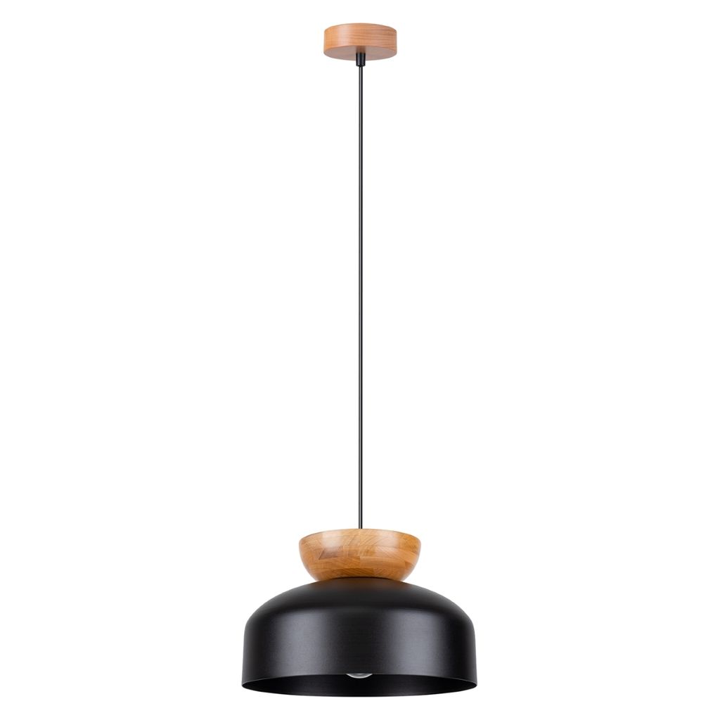 

Подвесной светильник MARION черный 1xE27 15Вт дерево/сталь 130x29,5x29,5см Sollux Lighting