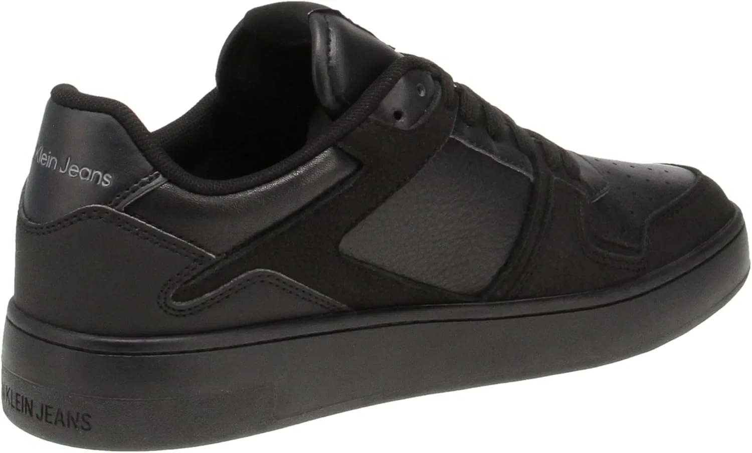 Мужские кроссовки Calvin Klein Basket Cupsole Low Lth ML Fad Trainers, черный — фото 2