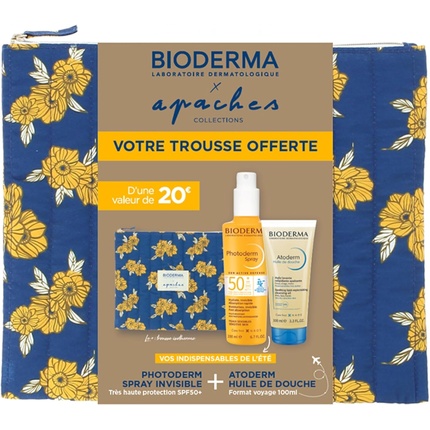 

Спрей Photoderm SPF 50+ 200 мл с маслом для душа Atoderm 100 мл Bioderma