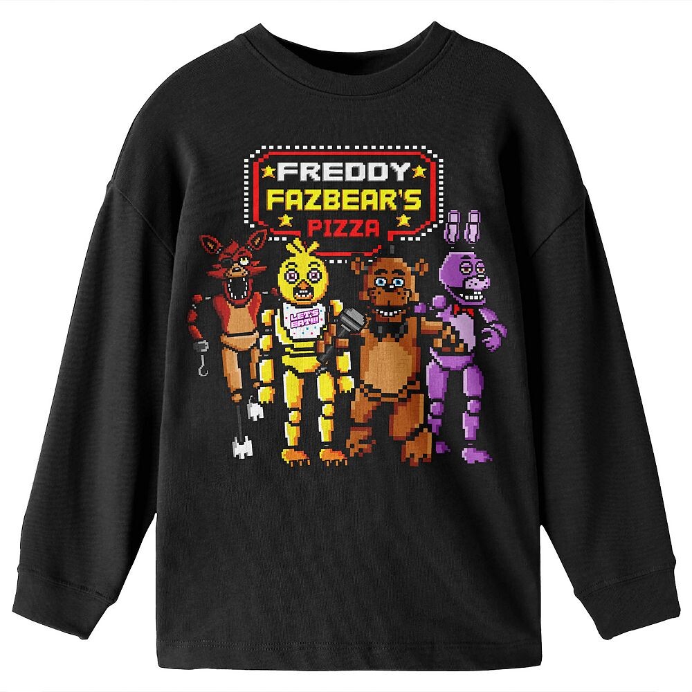 

Футболка Five Nights At Freddy's для мальчиков 8–20 лет с длинными рукавами Licensed Character, черный