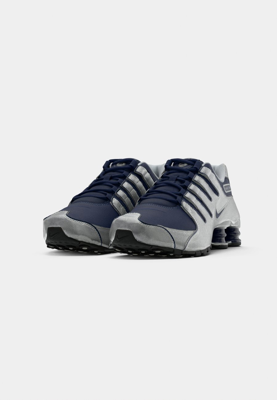 Кроссовки Nike Sportswear SHOX NZ, Midnight Navy/Black/Metallic Silver-Coloured/Silver-Coloured — фото 4