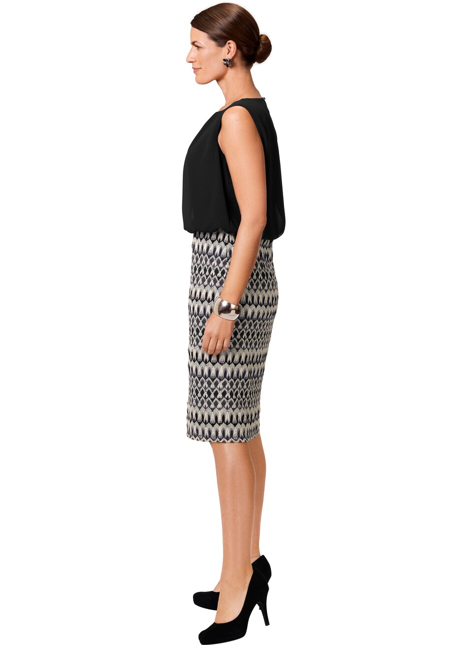 

Мини платье Select By Hermann Lange, Stone/Light grey/Dark grey/Black