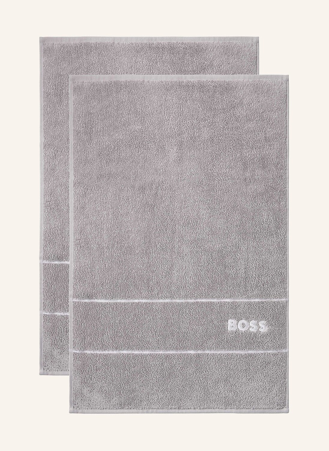 

Гостевое полотенце Boss - Set PLAIN (2TLG), светло-серый