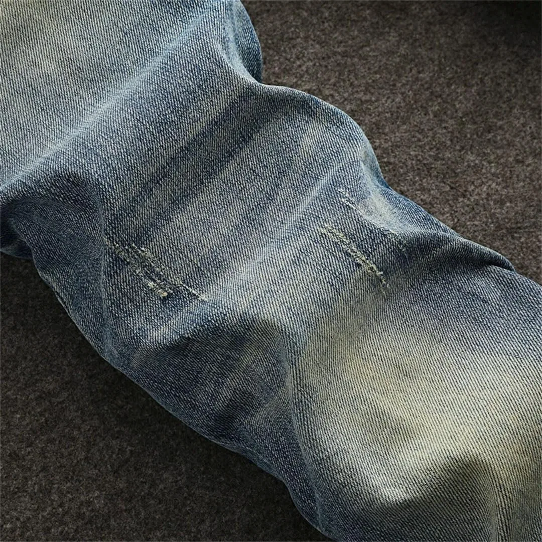 Джинсы стирка ретро Retro Washed Blue — фото 4