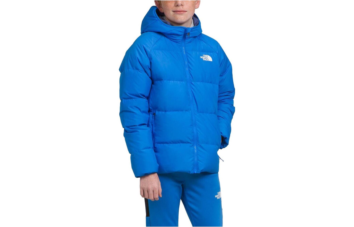 

Детские пуховики/жилеты The North Face, синий