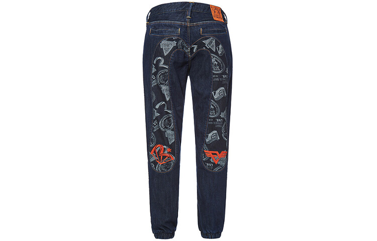 

Джинсы мужские деним синие Evisu, синий