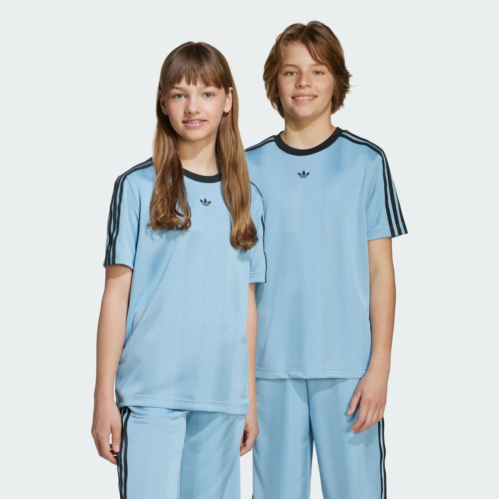 

Футболка Adidas Jacquard Tee Kids, цвет Ash Blue/Black
