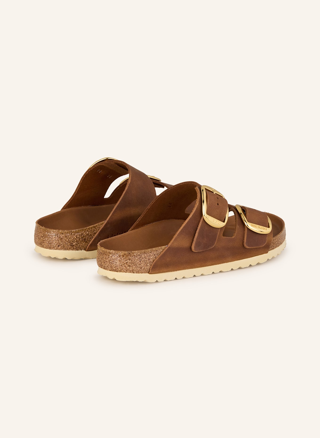 Мюли Arizona с большой пряжкой Birkenstock, коричневый — фото 2
