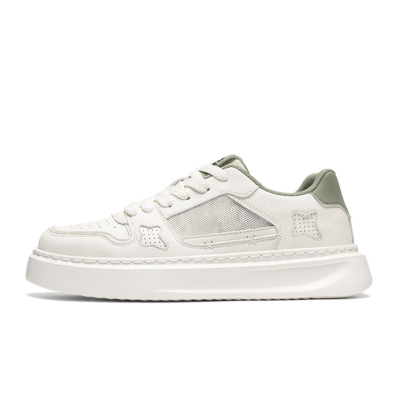 

Износостойкие низкие мужские кроссовки LINGPAO, Beige Green