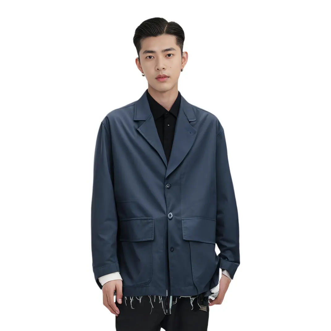 UNIQLO Куртка Jw Anderson Co Branded Series мужская тёмно-синяя, Dark Blue — фото 4