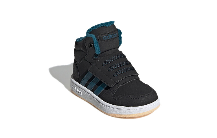 Кроссовки adidas neo Hoops 2.0 Toddler Shoes TD Mid-top Black/Blue/White — фото 3