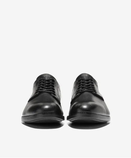 Мужские оксфорды ручной работы COLE HAAN Harmony Grand Plain Toe черные — фото 3