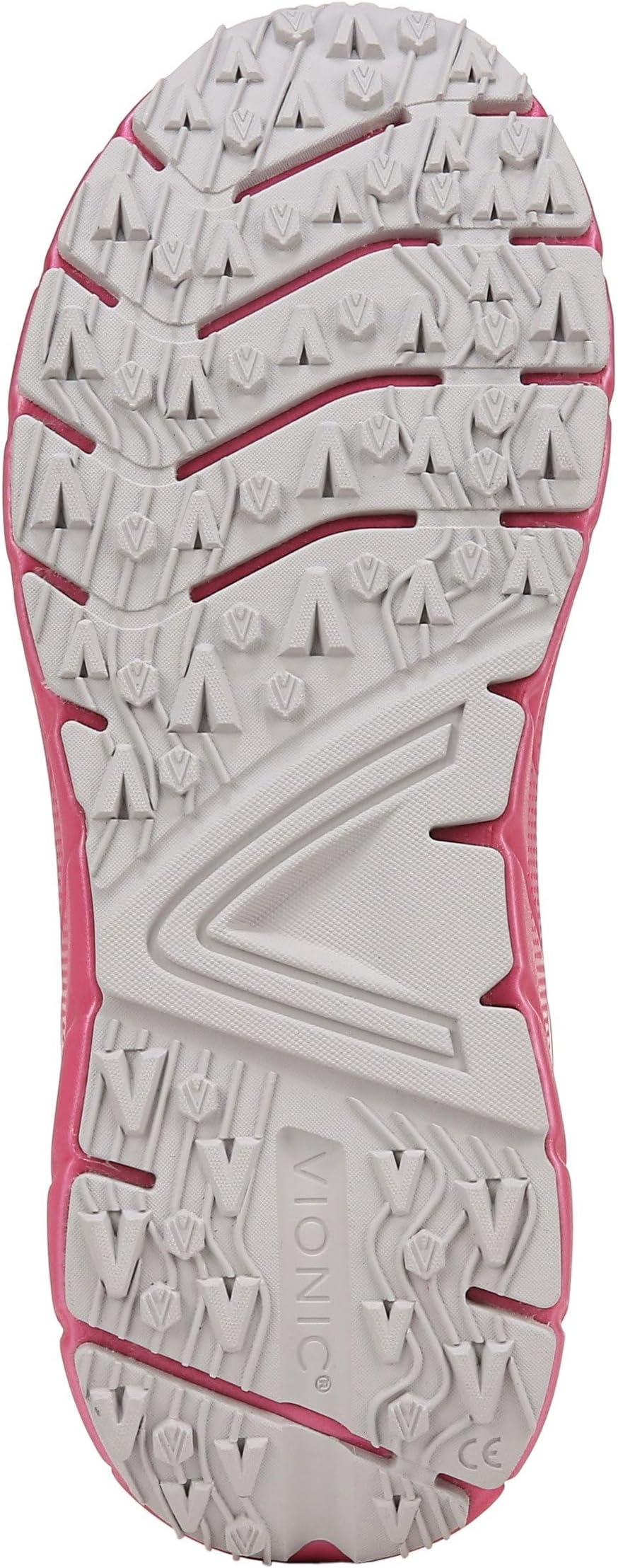 Кроссовки VIONIC Walk Max Sierra, Soft Oyster/Magenta Leather — фото 3