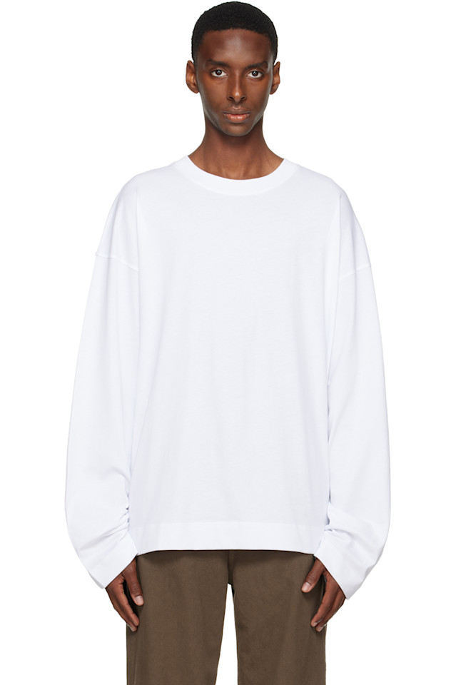 

Футболка с длинным рукавом Dries Van Noten, белый
