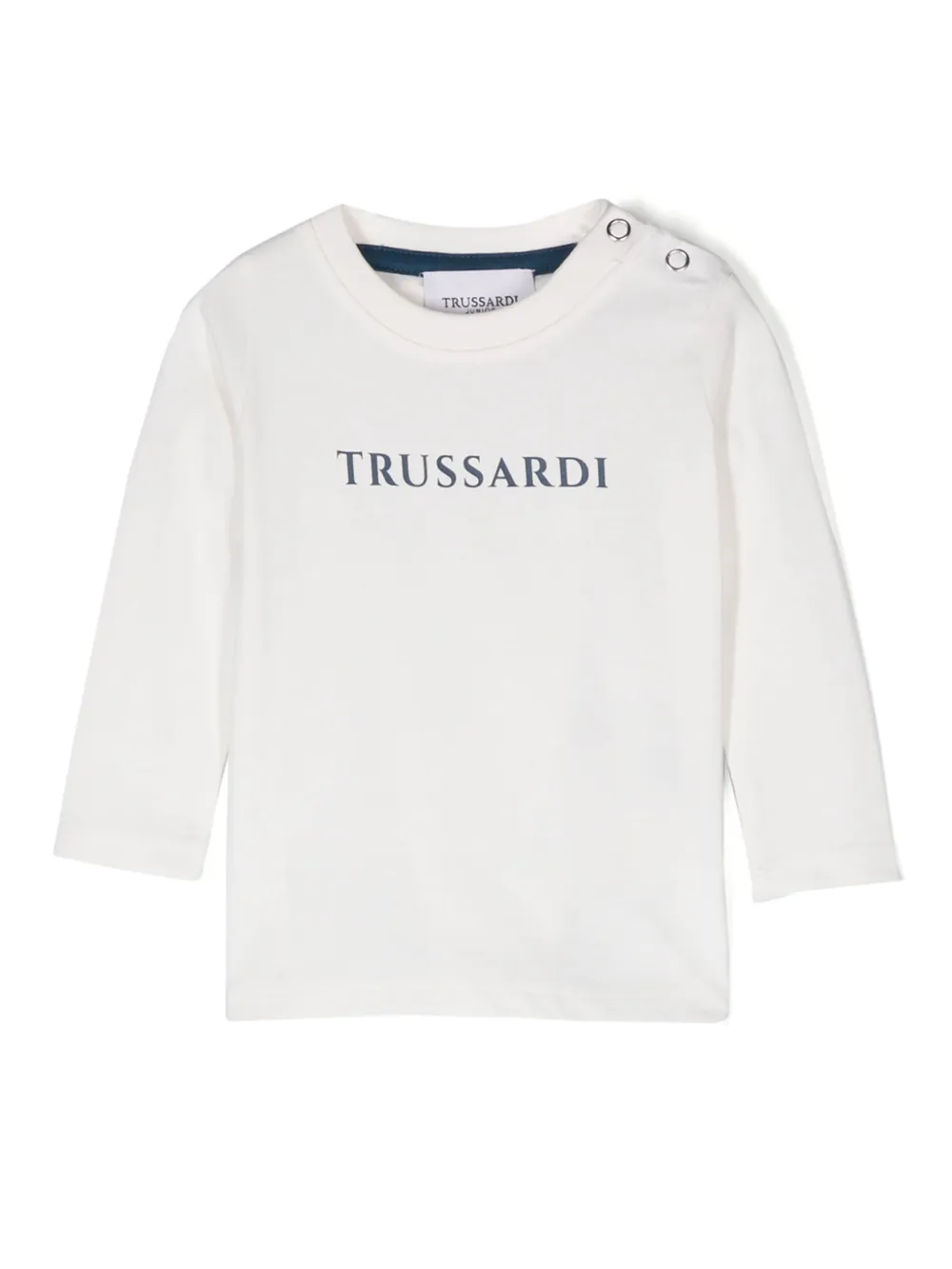 

Футболка с логотипом TRUSSARDI JUNIOR, белый