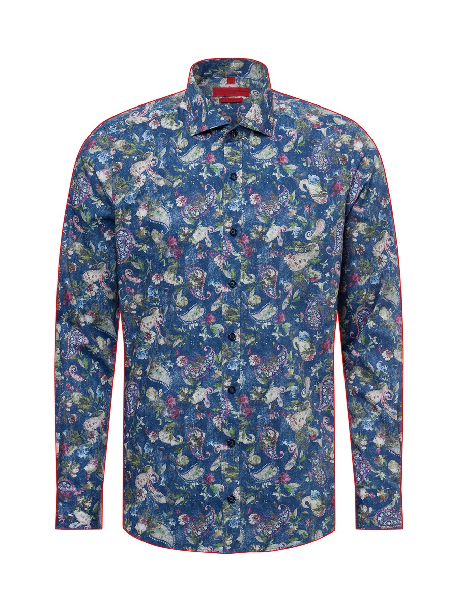 

Рубашка Slim Fit на пуговицах Finshley & Harding, индиго