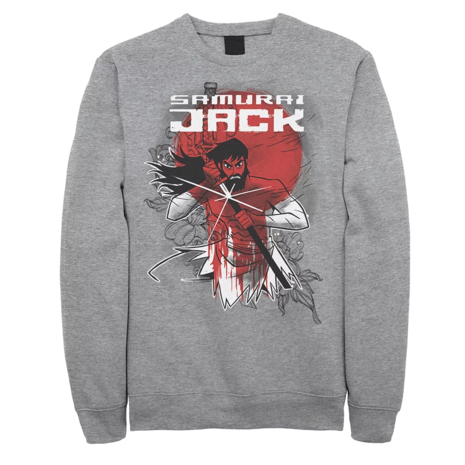 

Мужской флисовый топ Cartoon Network Samurai Jack Wounded Warrior Fights Again Licensed Character