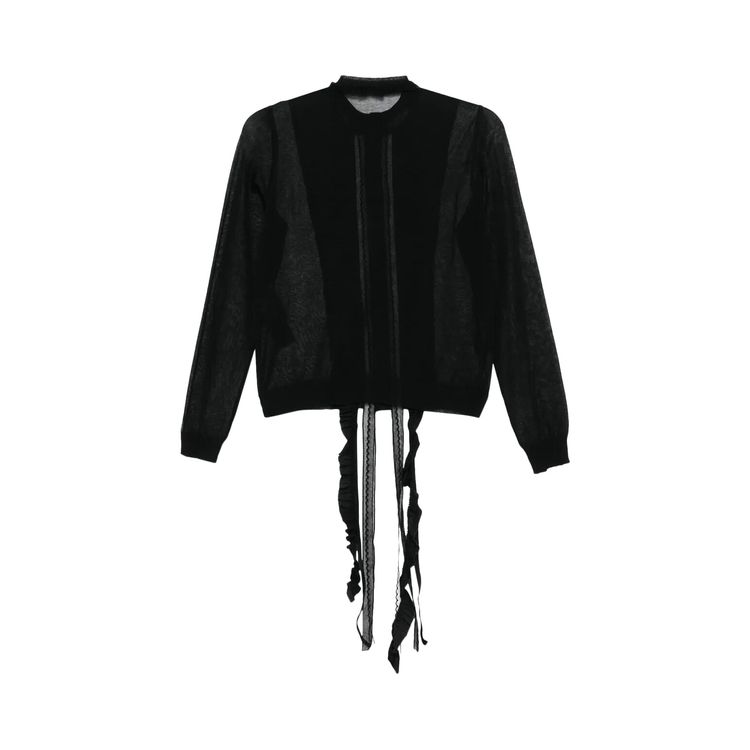 

Кардиган Ann Demeulemeester Monya Cardigan 'Black', черный