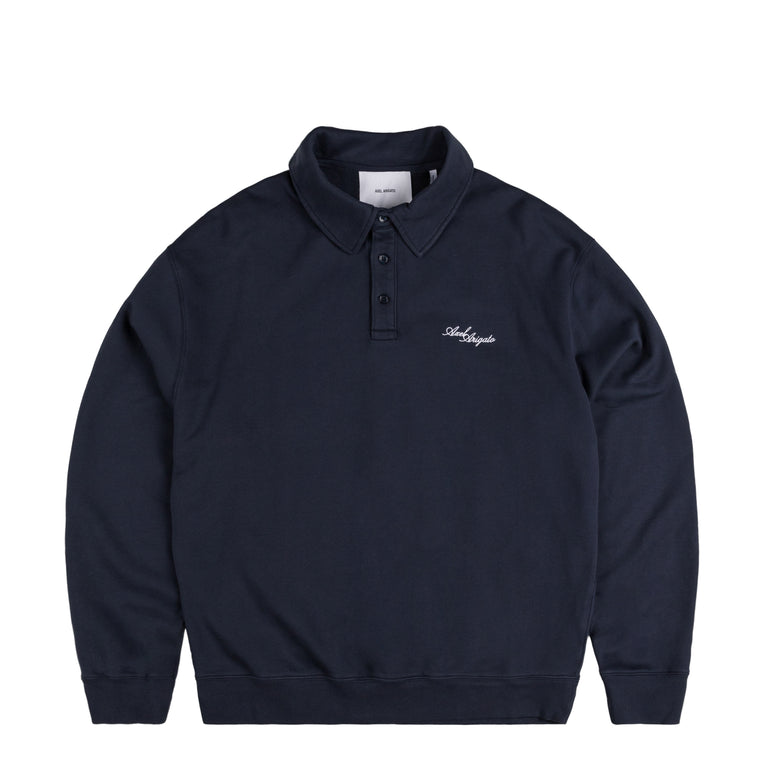 

Рубашка base polo sweatshirt Axel Arigato, синий