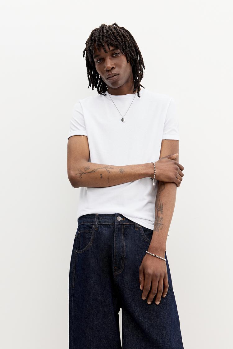 

Базовая футболка для мышц Pull And Bear, белый