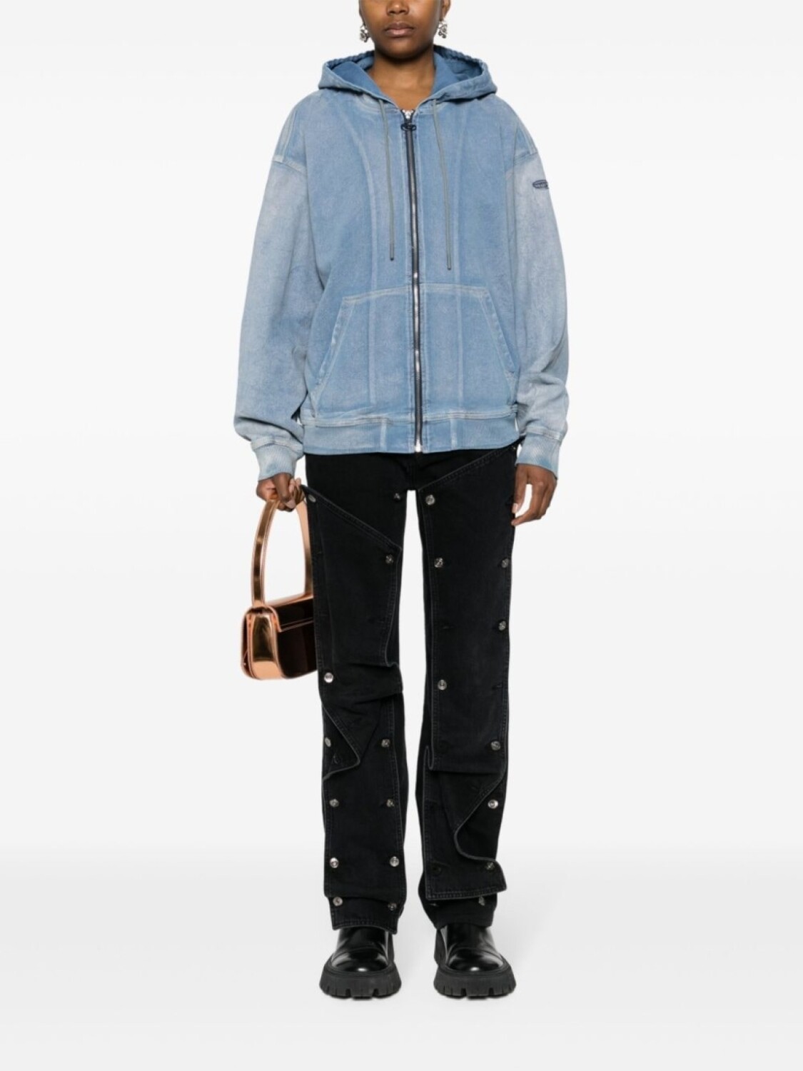 

Худи D-GIR-S на молнии Diesel, синий