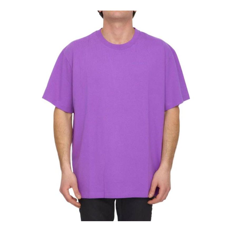 

Футболка Off-White Diag Tab Over Short-Sleeve Tee 'Orchid', фиолетовый