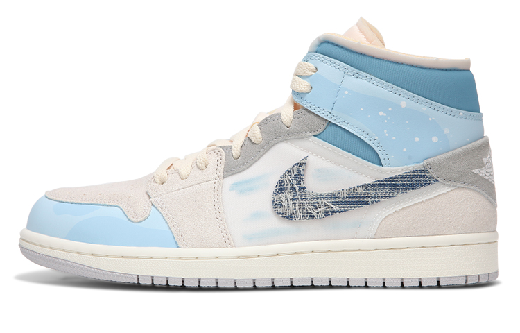 

Jordan Air Jordan 1 винтажные баскетбольные кроссовки мужские, Sky Blue