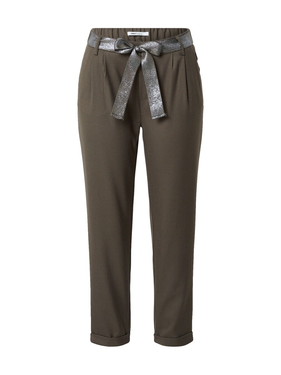 

Брюки со складками спереди ONLY Regular Pleat-Front Pants RITA, темно-зеленый