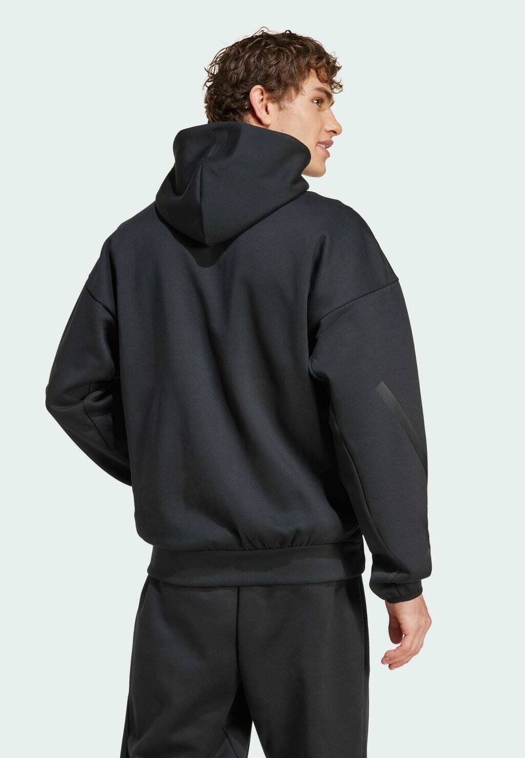 Толстовка с капюшоном Z.N.E. FULL-ZIP adidas Sportswear, черный — фото 4
