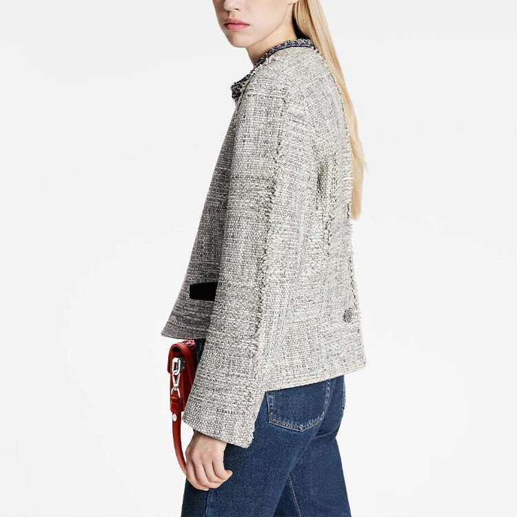 Новые квартальные продукты LV Jacket Women's White Louis Vuitton — фото 4