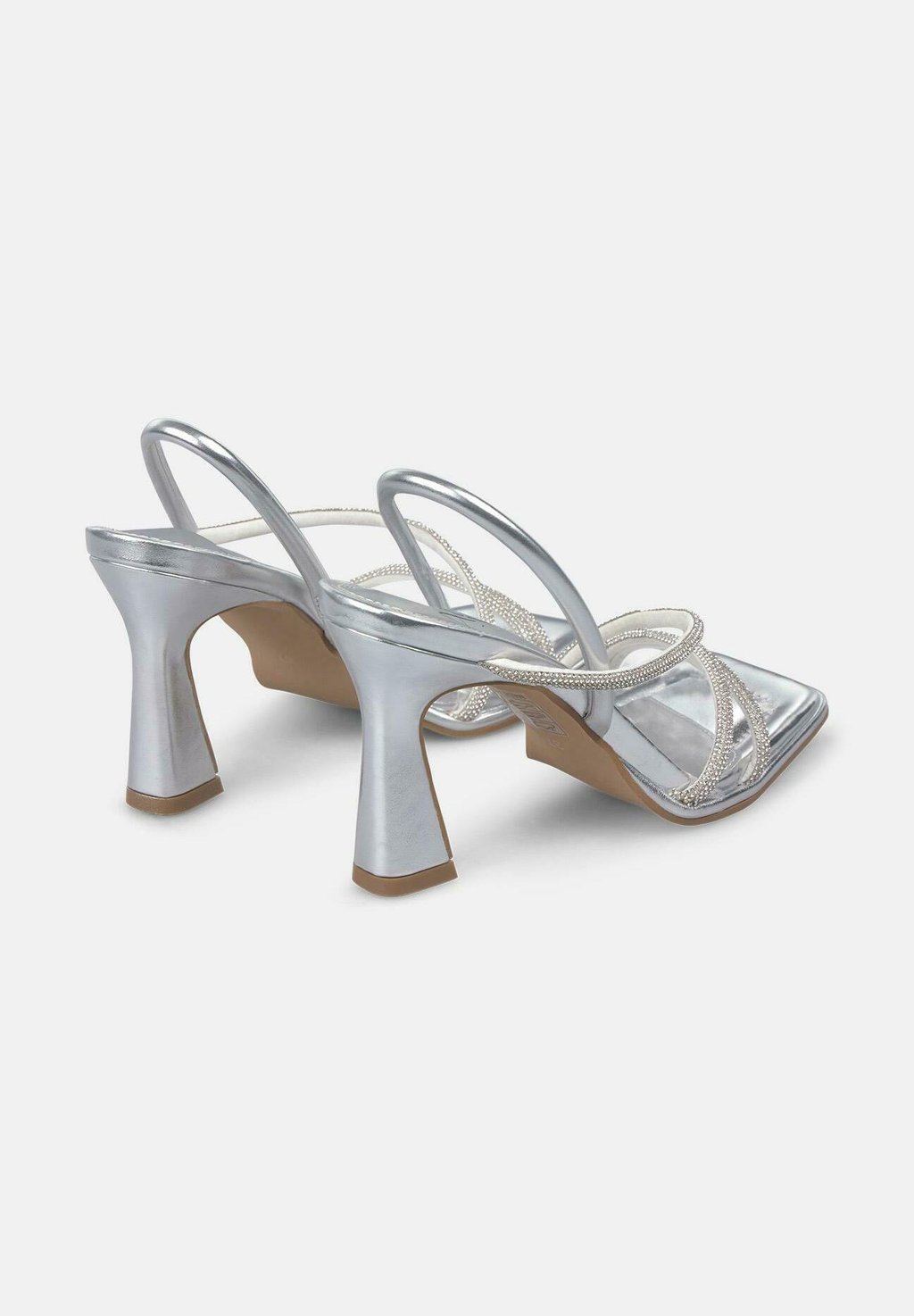 Сандалии ANCHO Y CIERRE CON HEBILLA - High heeled sandals Alma Blue, серебряный — фото 3