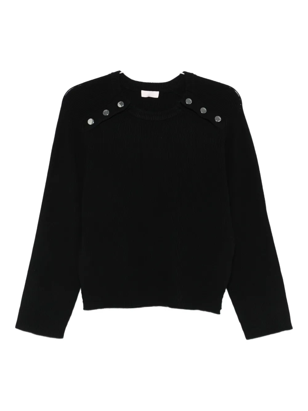 

Черный свитер LIU JO WHITE