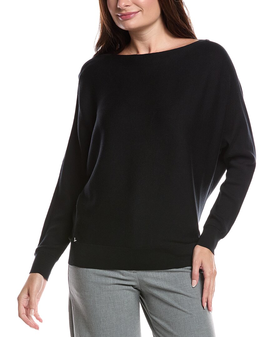 

Лафайетт 148 Нью-Йорк ребристый асимметричный свитер из смесового шелка Lafayette 148 New York, черный