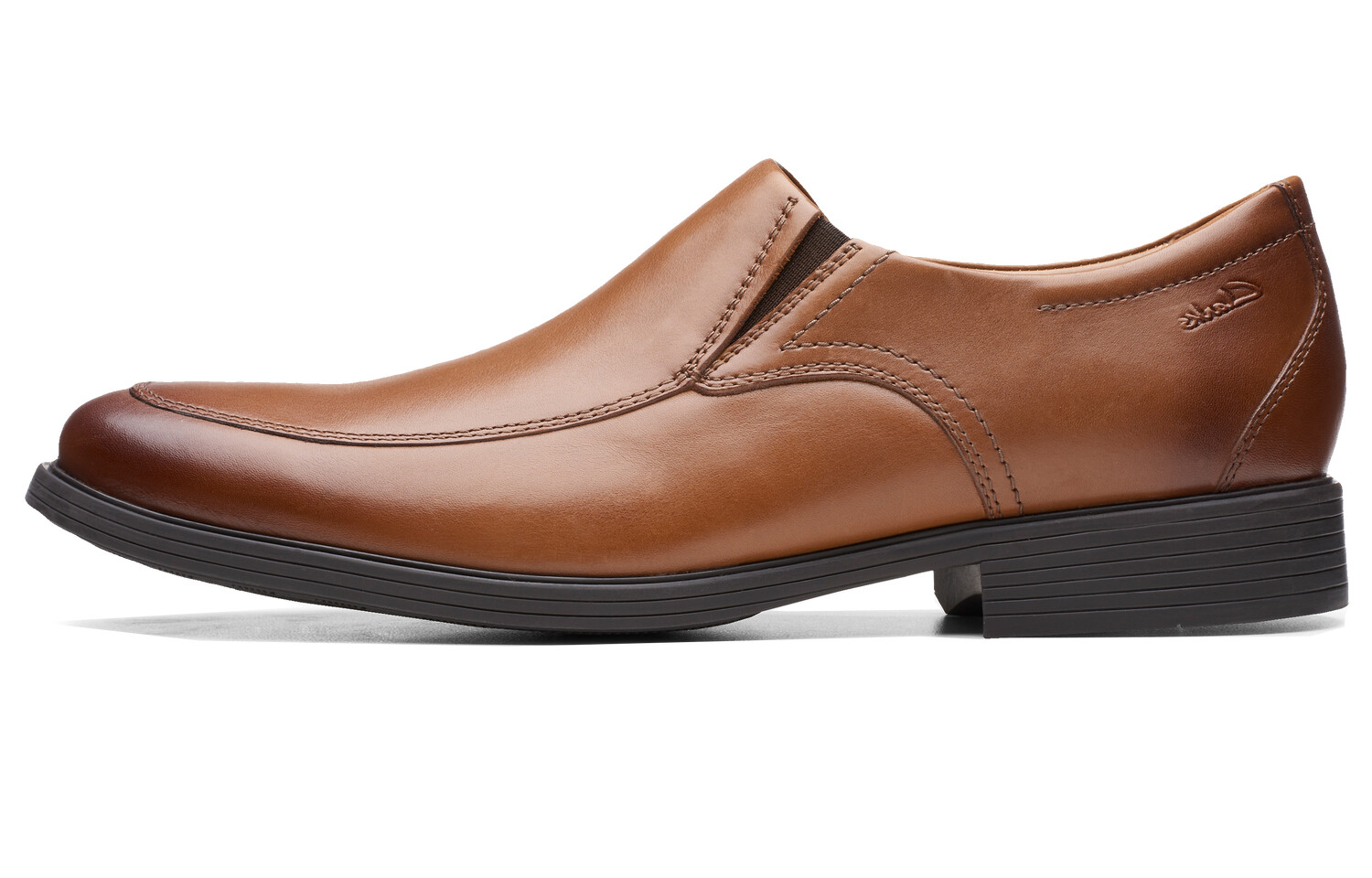 Туфли мужские низкие темно-серые Clarks