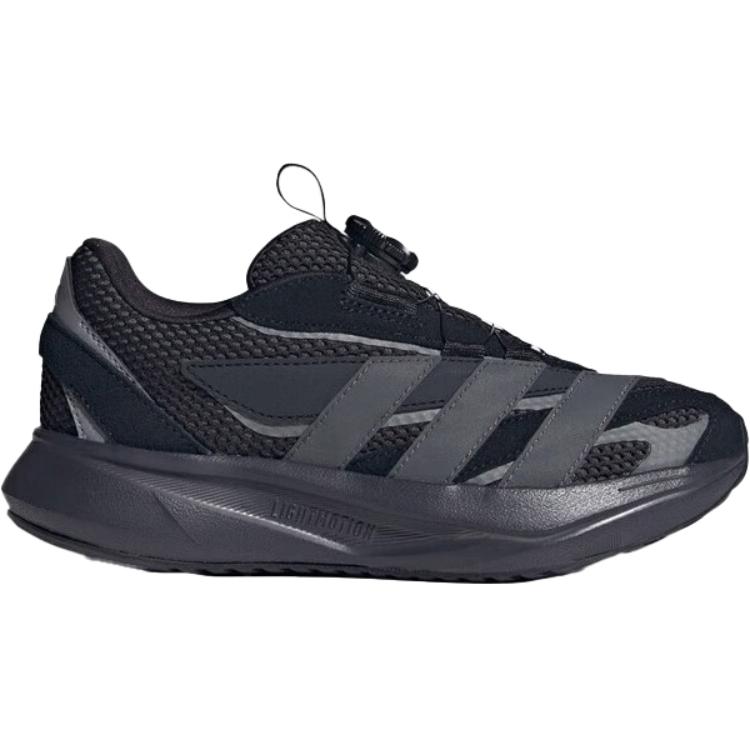 Adidas Lightblaze низкие детские повседневные кроссовки black для подростков — фото 3
