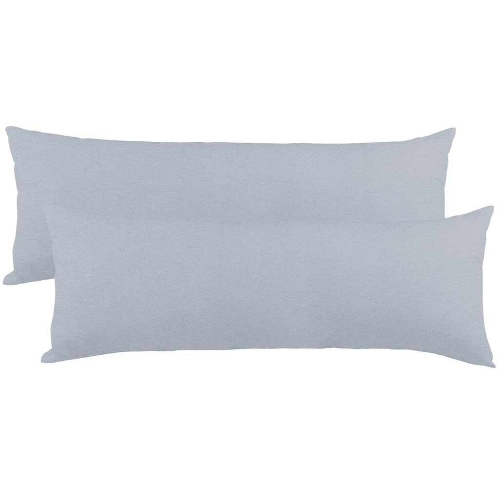 

Двойная упаковка Чехол Classic Line 40х145 серебристо-серый хлопковый трикотаж aqua-textil