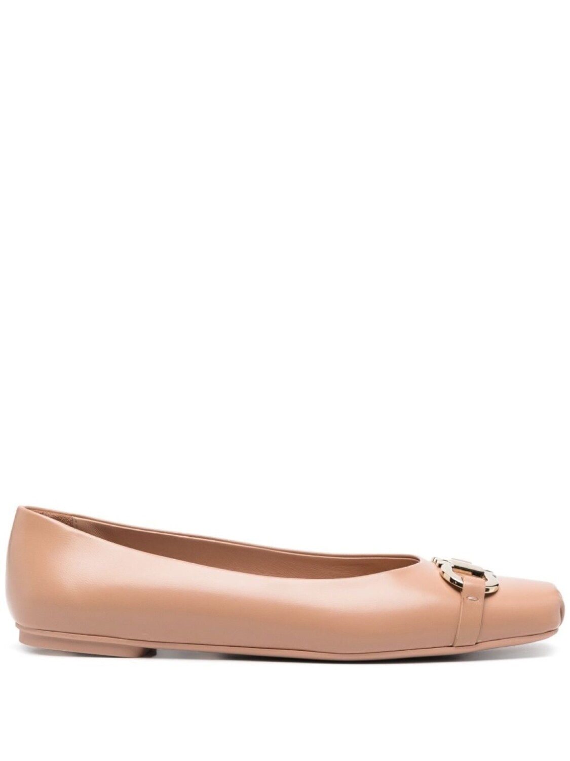 

Ferragamo балетки с пряжкой Ганчини, коричневый