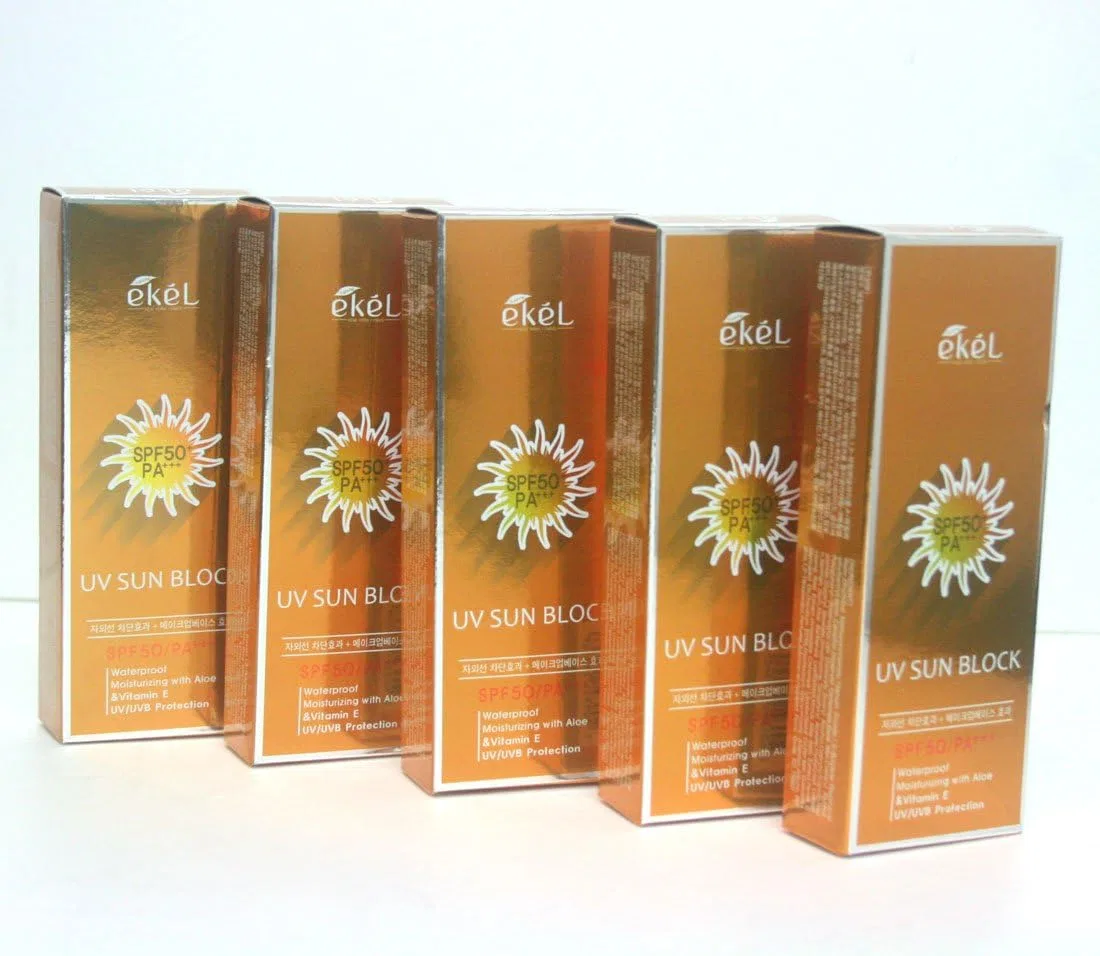 Солнцезащитный крем EKEL с алоэ и витамином E SPF 50 PA+++ 70 мл — фото 2