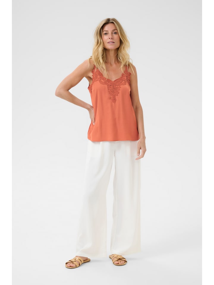 

Блузка без рукавов CRAnna А-образной формы в брускетте Cream