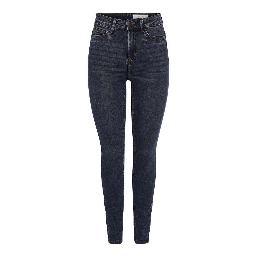 

Джинсы Noisy May Callie Skinny Fit Vi506Db high waist, синий