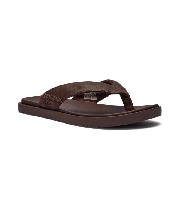 Кожаные пляжные тапочки m seaside ii Ugg, коричневый