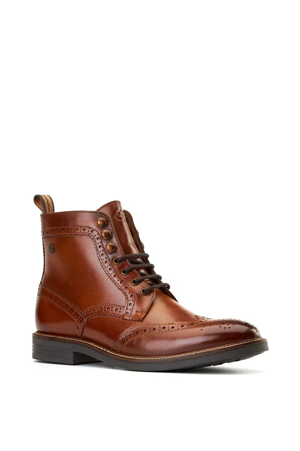 Ботинки Brogue Base London, бежевый