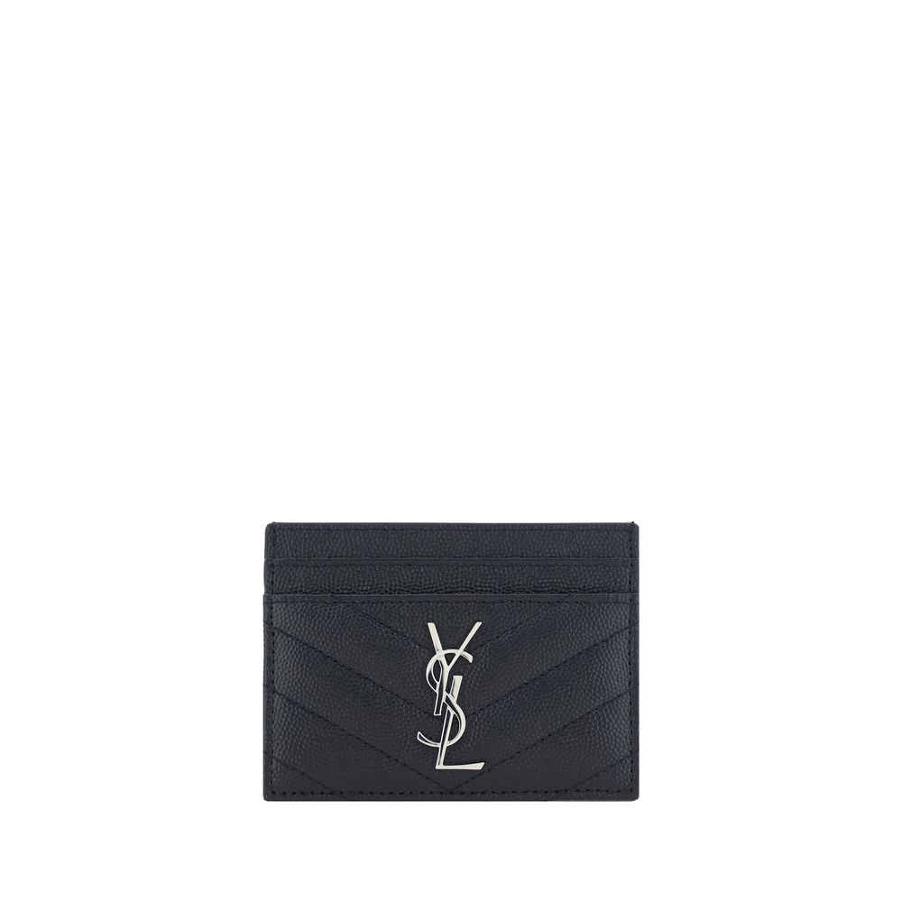 

Визитница из черной кожи Saint Laurent, Black