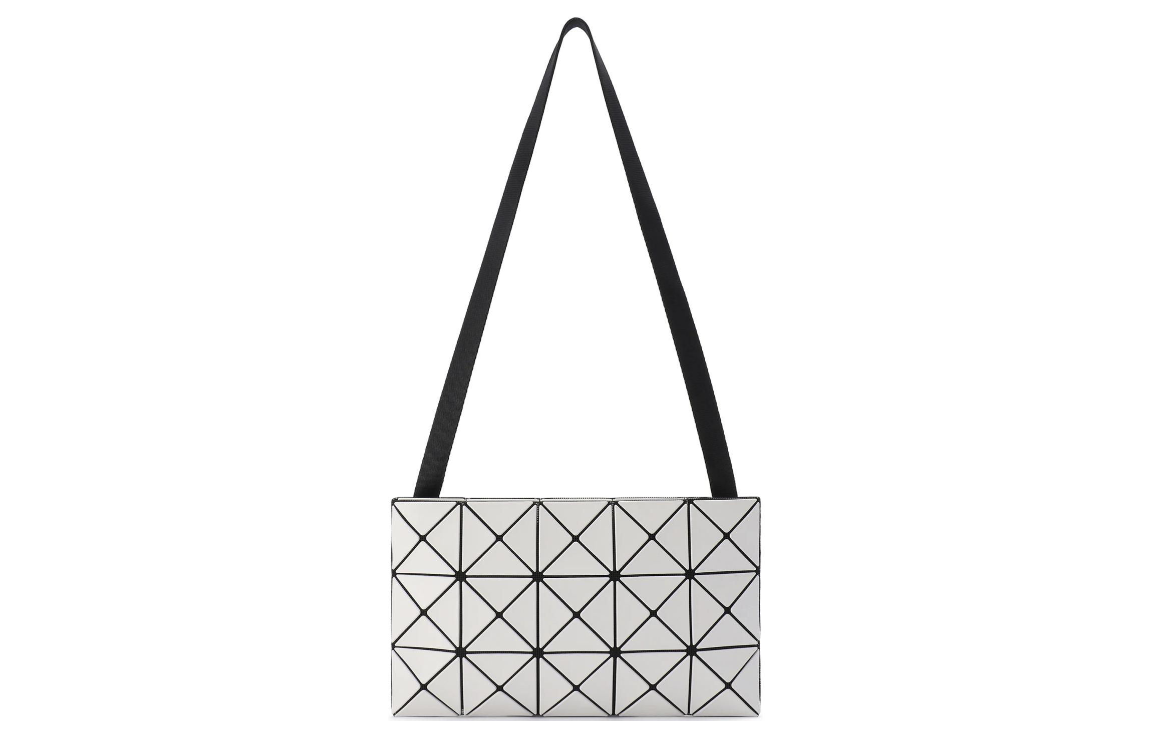 

Поливинилхлоридная смола Нейлоновая кроссбоди сумка через плечо Унисекс Светло-серый ISSEY MIYAKE