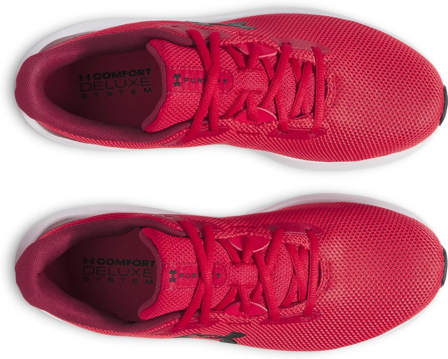 Кроссовки Under Armour Charged Pursuit 4 для мужчин, черный/красный — фото 3