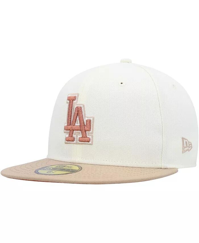 

Мужская кремовая бейсболка Los Angeles Dodgers Chrome Camel Rust Undervisor 59FIFTY Fitted New Era