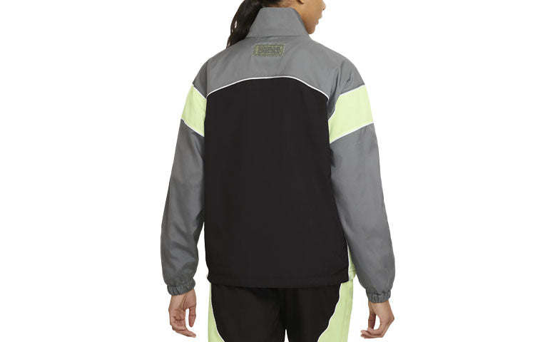 Куртка (WMNS) Nike Swoosh Fly Colorblock Woven Sports Basketball Jacket CZ6603-084 — фото 2